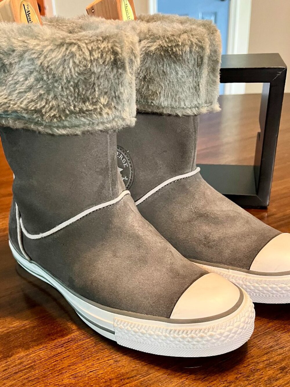 Women's Converse Chuck Taylor All Star Andover Hi Boots in Charcoal Suede 7.5